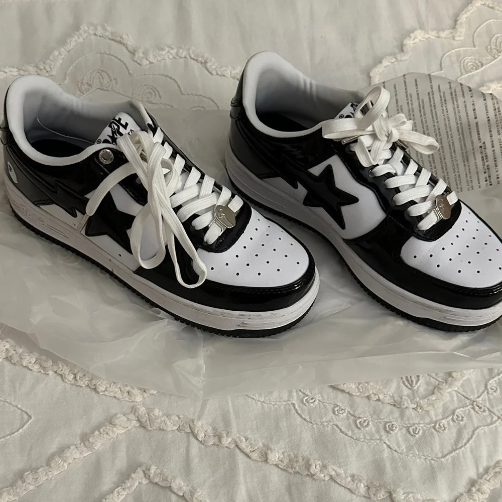 Bape Black and White Men's Shoes - Picture 1 of 11